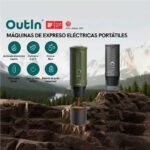 Outin Cafetera espresso - Outin Outin Nano, 20 bar, 10 W, 5 tazas, Gris - Imagen 7
