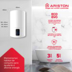 ARISTON Termo Eléctrico - LYDOS WIFI 50 V 1,5K EU + INSTA + POLIF ARISTON, 50 l, Blanco - Imagen 3