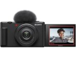 SONY Cámara - Sony Vlog ZV-1F, Digital, Pantalla multiángulo, Vídeo 4K, Cámara lenta, Micro, Funciones Vlog, Wifi, Bluetooth, Negra