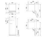 SMEG Frigorífico una puerta - SMEG FAB28RCR6, Dinámico (con ventilador), Altura 1530 mm, Capacidad 270 l, Crema - Imagen 7
