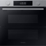 SAMSUNG REACONDICIONADO Seminuevo Bueno Horno - Samsung NV7B4530ZAS/U3, Multifunción, Pirolítico, 76l, Dual Cook Flex™, Encastrable, WiFi, 59.5 cm, In