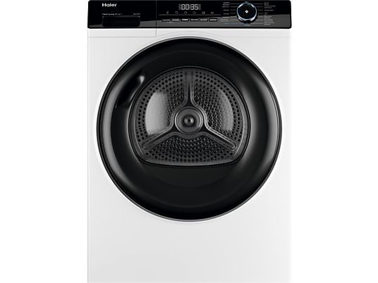 1548620_1 HAIER Secadora bomba de calor - Haier I-Pro Series 3 HD90-A3939-IB, 9 kg, 15 programas, Programa higiene, Filtro 3 en 1, Blanco - Imagen 1