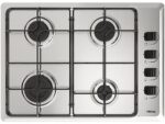 TEKA Placa de gas - Teka HLX 540, 4 zonas, Gas butano, Integrable, 60 cm, Acero inoxidable