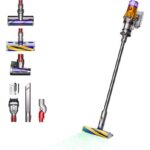 DYSON Aspirador escoba - Dyson V12 Detect™ Slim Absolute, Potencia succión 150 AW, Inteligente y Ligero, 60 min, Pantalla LCD, Tecnología Láser