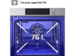 LG Horno - LG WSED7613S, Multifunción, Pirolítico, 76 L, 59.2 cm, EasyClean™, ThinQ™, Acero inoxidable - Imagen 8