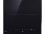 LG Placa inducción - LG CBIZ2437B, 4 Zonas, 2 Zonas Flex, 59 cm, Cristal Negro