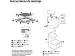 LG Placa inducción - LG CBIZ3035B, 4 zonas, 2 zonas Flex, 80 cm, Cristal negro - Imagen 2