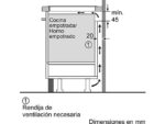 BOSCH Placa inducción - Bosch PID612BB1E, Zona de Cocción Triple, Zona grande 32 cm, Sprint, Blanco - Imagen 5