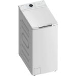 MIDEA Lavadora carga superior - Midea MF100T80B/W-ES, 8 kg, 1300 rpm, 15 programas, Display, Blanco