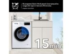 SAMSUNG Lavadora carga frontal - Samsung WW90CGC04DAEEC, 9 kg, 1400 rpm, EcoBubble™, Función WiFi con SmartThings, Blanco - Imagen 6
