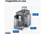 DE LONGHI Cafetera superautomática - De'Longhi Rivelia EXAM440.55.G, 1450W, 19 bar, Molinillo integrado, LatteCremaHot, Depósito leche, Táctil, 16 rec - Imagen 7