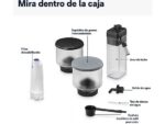 DE LONGHI Cafetera superautomática - De'Longhi Rivelia EXAM440.55.G, 1450W, 19 bar, Molinillo integrado, LatteCremaHot, Depósito leche, Táctil, 16 rec - Imagen 8