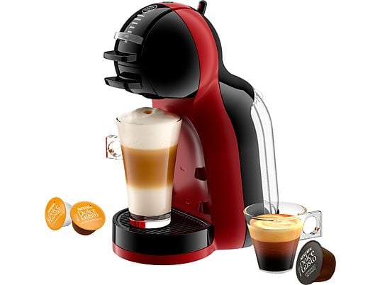 1562376_1 KRUPS Cafetera de cápsulas - Krups Nescafé Dolce Gusto Mini Me KP123HAS, 1500 W, 15 Bar, 0.8 L, Calentamiento en 30 s, Selector cantidad bebida, Rojo - Imagen 1