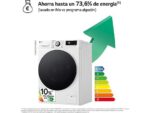 LG Lavadora carga frontal - LG F4WR7010AGW, Serie 700, 10 kg, 1400 rpm, 14 Programas, Steam™, Clase A-10%, Blanco - Imagen 3