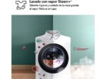 LG Lavadora carga frontal - LG F4WR7010AGW, Serie 700, 10 kg, 1400 rpm, 14 Programas, Steam™, Clase A-10%, Blanco - Imagen 7