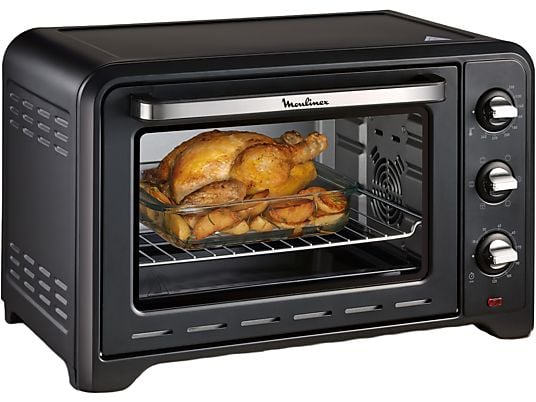 1564983_1 MOULINEX REACONDICIONADO Seminuevo Bueno Mini horno - Moulinex OX4648 OPTIMO, 1600 W, Capacidad 33 L, Hasta 240°C, 6 modos de cocción, Temporizador 12 - Imagen 1