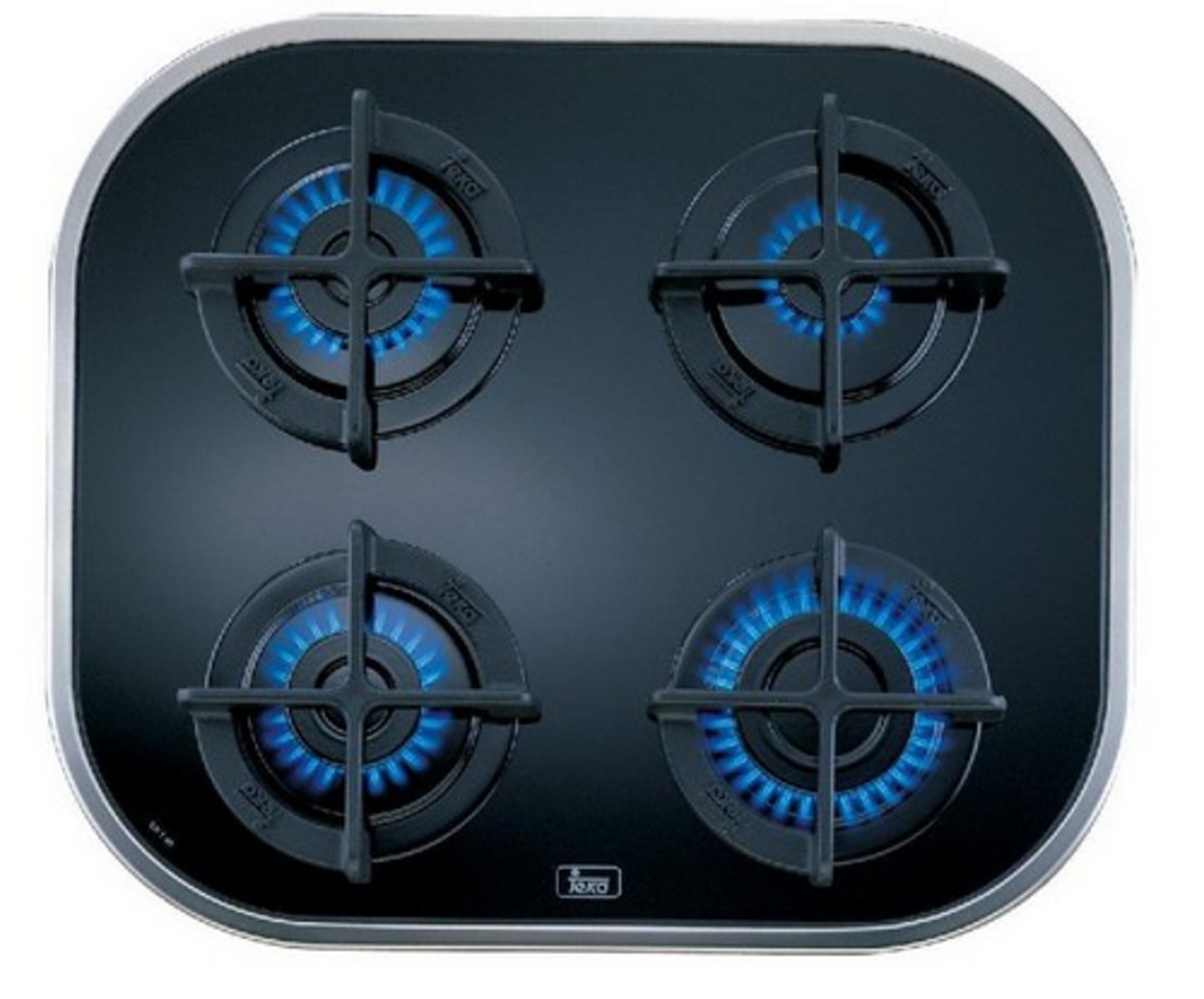 1565121_1 TEKA REACONDICIONADO Seminuevo Muy bueno Placa de gas - Teka 10205083 CG.1 4G-AI-AL , 4 zonas, Gas natural, Polivalente, Sin mandos, 59 cm - Imagen 1