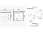SAMSUNG Horno de vapor - Samsung NV7B5750TDK/U1, Multifunción, Pirolítico, Air Fry, 76l, 59.5 cm, Dual Cook Flex, WiFi, Negro - Imagen 2