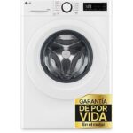 LG Lavadora secadora - LG F4DR5009A3W, Serie 500, 9kg/6kg, 1400 rpm, 12 programas, Blanco