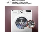 LG Lavadora secadora - LG F4DR5009A3W, Serie 500, 9kg/6kg, 1400 rpm, 12 programas, Blanco - Imagen 8