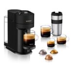 DE LONGHI REACONDICIONADO Seminuevo Muy bueno Cafetera de cápsulas - De'Longhi Nespresso® Vertuo Next ENV120.BM, 1500W, 1.1l, Calent 30s, Centrifusión