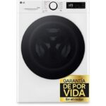 LG Lavadora secadora - LG F2DR5S09A1W, 9 kg+5 kg, 1200 rpm, 12 programas, Blanco