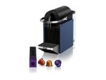 DE LONGHI Cafetera de cápsulas - De'Longhi Nespresso® Pixie EN127.BL, 1260W, 19 bar, 1 l, 2 tamaños taza, Azul