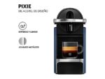 DE LONGHI Cafetera de cápsulas - De'Longhi Nespresso® Pixie EN127.BL, 1260W, 19 bar, 1 l, 2 tamaños taza, Azul - Imagen 3