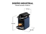 DE LONGHI Cafetera de cápsulas - De'Longhi Nespresso® Pixie EN127.BL, 1260W, 19 bar, 1 l, 2 tamaños taza, Azul - Imagen 5