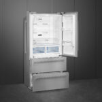 SMEG Frigorífico americano - SMEG FQ55FXDE, No Frost, Dinámico (con ventilador), Altura 1825 mm, Capacidad 539 l, Efecto inox - Imagen 4