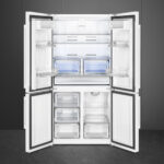 SMEG Frigorífico americano - SMEG FQ60BDE, No Frost, Dinámico (con ventilador), Altura 1820 mm, Capacidad 572 l, Blanco - Imagen 2