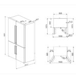 SMEG Frigorífico americano - SMEG FQ60XDE, No Frost, Altura 1820 mm, Capacidad 572 l, Efecto inox - Imagen 6