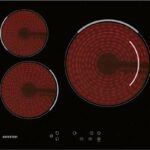 INFINITON Placa vitrocerámica - Infiniton VIT3P54W, 3 Zonas de Cocción, 30 cm Zona Grande, 59 cm Ancho, Touch Control, Cristal Negro