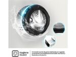 HISENSE Lavadora secadora - Hisense WD3S8043BW3, 8 kg/5 kg, 1400 rpm, 16 programas. Clase A-30%, WiFi, Blanco - Imagen 6