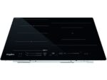 WHIRLPOOL Placa inducción - Whirlpool WF S9860 CPNE, 3 zonas, 28 cm, 59 cm, Chefcontrol, CleanProtect, FlexiSide, Negro - Imagen 3