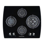 JOCEL Placa de gas - JOCEL JPEMGBG-654, 4 zonas, 64 cm, Negro - Imagen 2