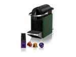 KRUPS Cafetera de cápsulas - Krups Pixie Redesign Green XN3063, 1260 W, 19 Bar, Calentamiento rápido, 0.7 L, 2 Opciones de café, Apagado automático, V