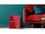CECOTEC Nevera pequeña - Cecotec Bolero Coolmarket TT Origin 45 Red, 55 cm, 45 l, LED interior, Tirador cromado, Red - Imagen 3