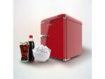 CECOTEC Nevera pequeña - Cecotec Bolero Coolmarket TT Origin 45 Red, 55 cm, 45 l, LED interior, Tirador cromado, Red - Imagen 5