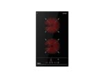 TEKA Placa vitrocerámica - Teka TZC 32000 TTC BK, 2 zonas de cocción, 30 cm, Negro - Imagen 3