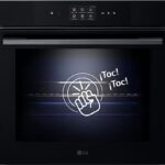 LG Horno a vapor - LG WS9D7672WM, Multifunción, Pirolítico, 76 l, 59.2 cm, Cristal negro mate