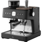 AEG Máquina espresso - AEG EC8-1-8BP, 20 bar, 2200 W, 2 tazas, Negro