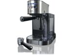 KOENIC Cafetera express - KOENIC KEM 2024 M, 20 bar, 1470 W, Función 2 Tazas, Depósito de leche 700ml, Inox