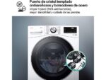 LG Lavadora carga frontal - LG F0P3CYV2W, 20 kg, 1000 rpm, 14 programas, TurboWash™ 360˚, Steam™, Blanco - Imagen 7