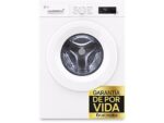 LG Lavadora carga frontal - LG F4X1008NWH, 8 kg, 1400 rpm, 10 programas, AI Direct Drive™, ThinQ™, Blanco Marfil