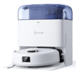 ECOVACS Robot friegasuelos - ECOVACS Deebot Mini Blue, 40,00 W, Potencia de succión 9 kPa, Depósito 1,40 l, Autonomía 128Min., Blanco