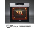 HISENSE Horno - Hisense BI64213E14PX, Multifunción, Pirolítico, 77 L, 59.5 cm, Modo Air Fry, A+, Inox - Imagen 8