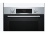 BOSCH Horno - Bosch HBA574ES3, Multifunción, Pirolítico, 71 l, 59.4 cm, HotAir 3D, Asistente de limpieza con agua, Inox - Imagen 3