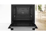 BOSCH Horno - Bosch HBA574ES3, Multifunción, Pirolítico, 71 l, 59.4 cm, HotAir 3D, Asistente de limpieza con agua, Inox - Imagen 4