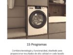 HAIER Lavadora carga frontal - Haier I-Pro Series 1 HW100-BP14929A-S, 10 kg, 1400 rpm, Motor Inverter, Antibacterias, Blanco - Imagen 7